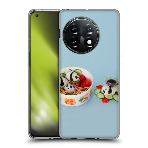 Pepino De Mar Foods Panda Rice Ball Soft Gel Case for OnePlus 11 5G