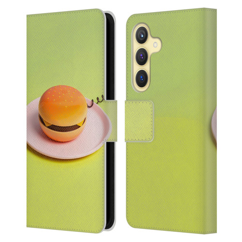 Pepino De Mar Foods Burger Leather Book Wallet Case Cover For Samsung Galaxy S24 5G
