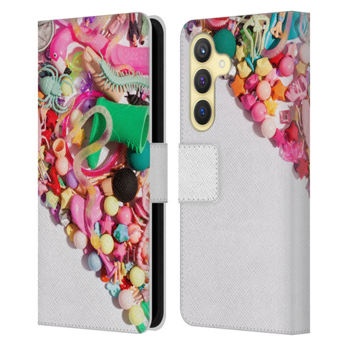 Pepino De Mar Patterns 2 Toy Leather Book Wallet Case Cover For Samsung Galaxy S24 5G