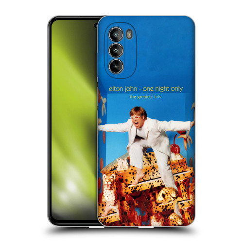 Elton John Artwork One Night Only Album Soft Gel Case for Motorola Moto G82 5G