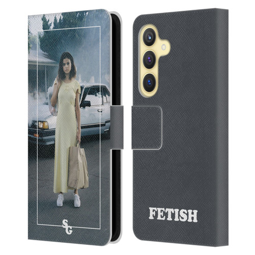 Selena Gomez Fetish Album Cover Leather Book Wallet Case Cover For Samsung Galaxy S24 5G