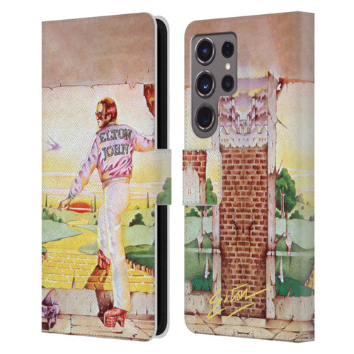 Elton John Artwork GBYR Album Leather Book Wallet Case Cover For Samsung Galaxy S24 Ultra 5G