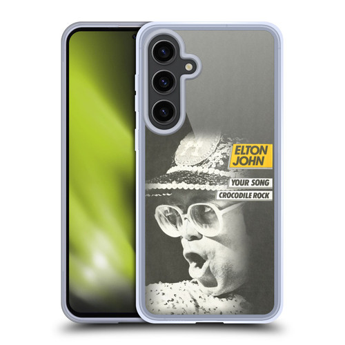 Elton John Artwork Your Song Single Soft Gel Case for Samsung Galaxy S24+ 5G