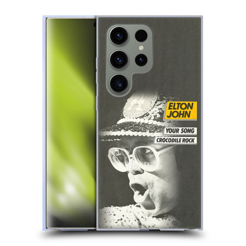 Elton John Artwork Your Song Single Soft Gel Case for Samsung Galaxy S24 Ultra 5G