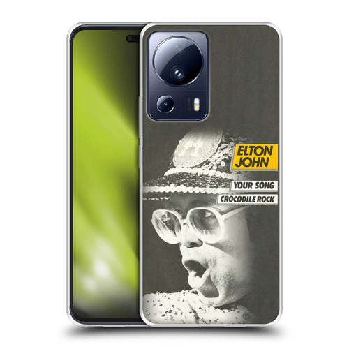 Elton John Artwork Your Song Single Soft Gel Case for Xiaomi 13 Lite 5G