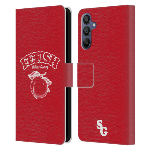 Selena Gomez Key Art Fetish Peach Mono Leather Book Wallet Case Cover For Samsung Galaxy A15