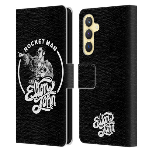 Elton John Rocketman Key Art 2 Leather Book Wallet Case Cover For Samsung Galaxy S23 FE 5G