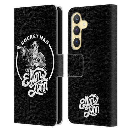 Elton John Rocketman Key Art 2 Leather Book Wallet Case Cover For Samsung Galaxy S24 5G