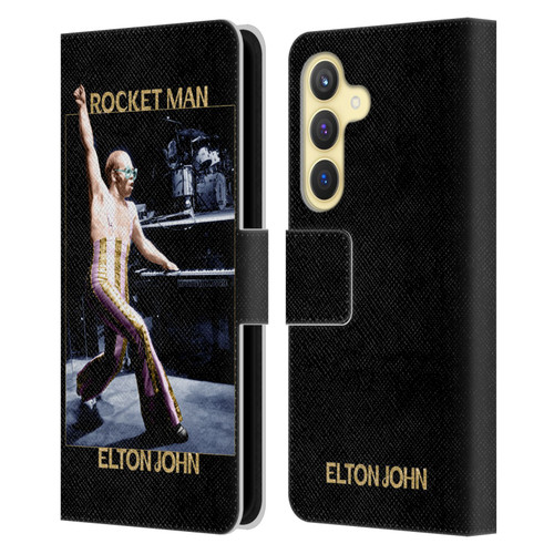 Elton John Rocketman Key Art 3 Leather Book Wallet Case Cover For Samsung Galaxy S24 5G