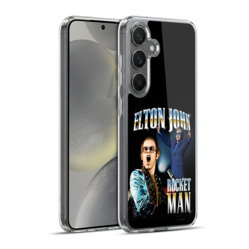 Elton John Rocketman Key Art Soft Gel Case for Samsung Galaxy S24+ 5G & MagSafe