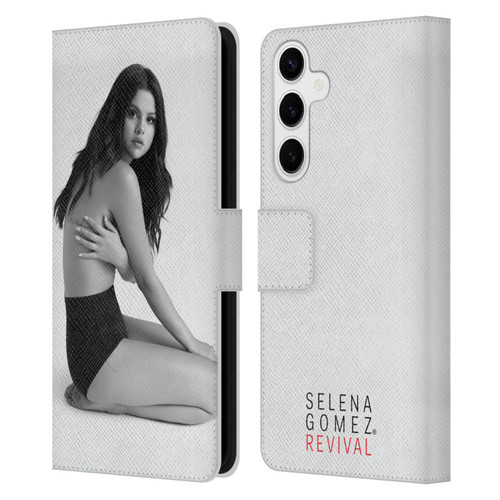 Selena Gomez Revival Side Cover Art Leather Book Wallet Case Cover For Samsung Galaxy S24+ 5G