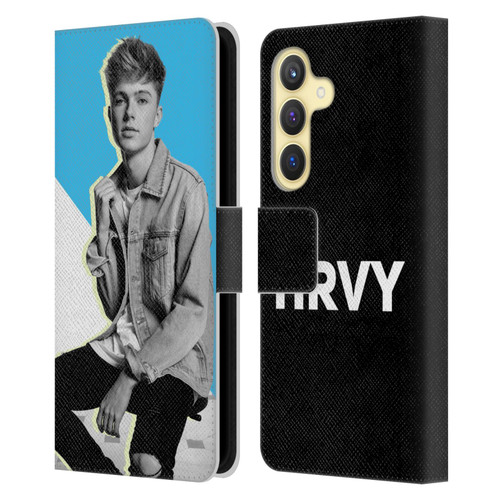 HRVY Graphics Calendar 3 Leather Book Wallet Case Cover For Samsung Galaxy S24 5G