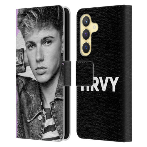 HRVY Graphics Calendar 12 Leather Book Wallet Case Cover For Samsung Galaxy S24 5G