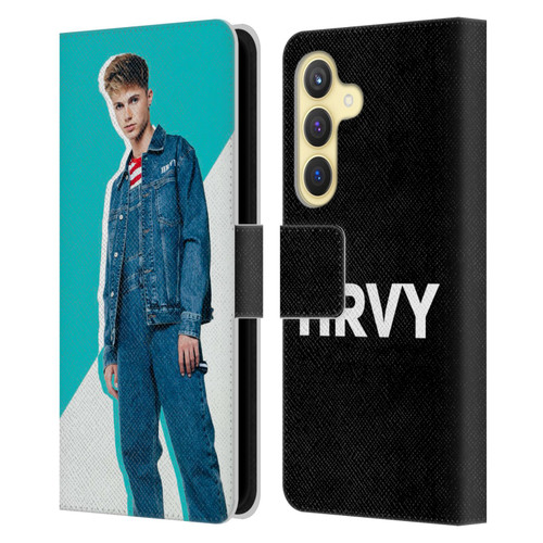 HRVY Graphics Calendar 8 Leather Book Wallet Case Cover For Samsung Galaxy S24 5G