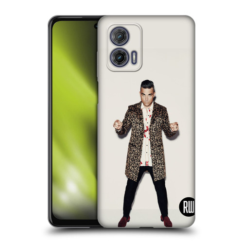 Robbie Williams Calendar Animal Print Coat Soft Gel Case for Motorola Moto G73 5G