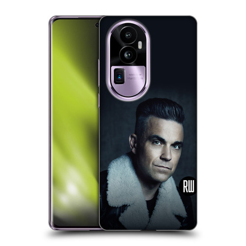 Robbie Williams Calendar Leather Jacket Soft Gel Case for OPPO Reno10 Pro+