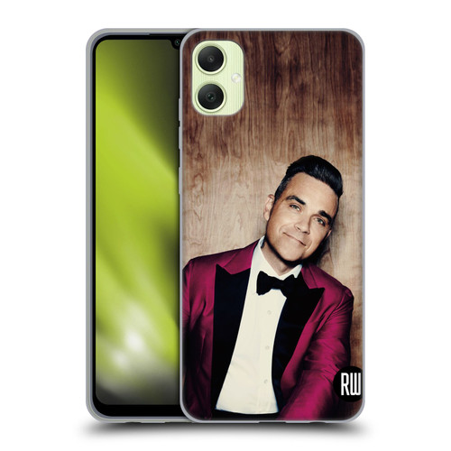 Robbie Williams Calendar Magenta Tux Soft Gel Case for Samsung Galaxy A05