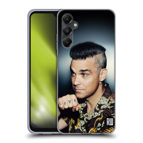 Robbie Williams Calendar Love Tattoo Soft Gel Case for Samsung Galaxy A05s