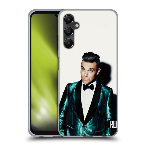 Robbie Williams Calendar White Background Soft Gel Case for Samsung Galaxy A05s