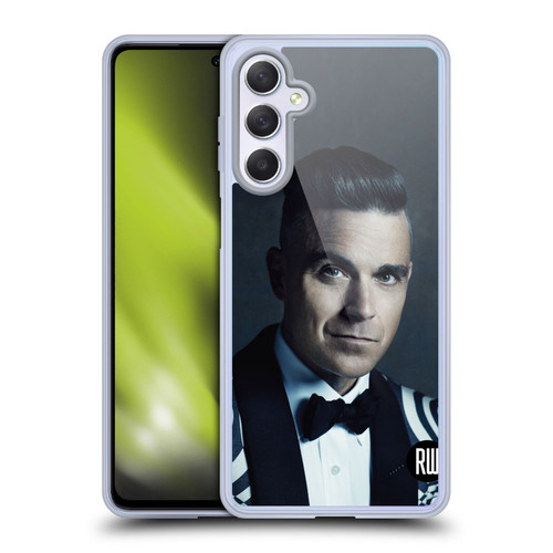 Robbie Williams Calendar Printed Tux Soft Gel Case for Samsung Galaxy M54 5G