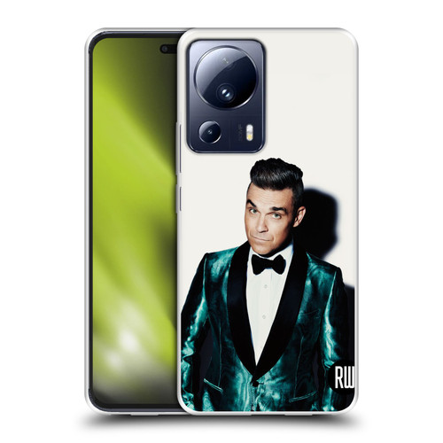Robbie Williams Calendar White Background Soft Gel Case for Xiaomi 13 Lite 5G