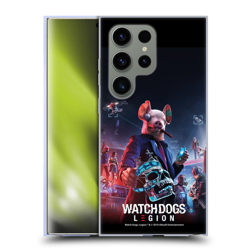Watch Dogs Legion Artworks Winston Skull Soft Gel Case for Samsung Galaxy S24 Ultra 5G