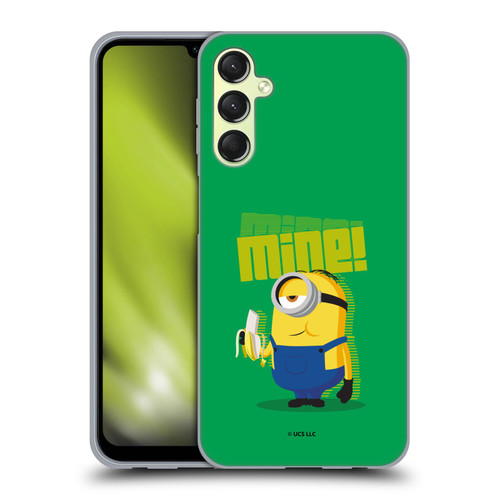 Minions Rise of Gru(2021) 70's Banana Soft Gel Case for Samsung Galaxy A24 4G / Galaxy M34 5G