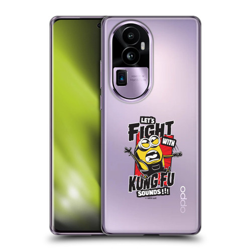 Minions Rise of Gru(2021) Asian Comic Art Kung Fu Soft Gel Case for OPPO Reno10 Pro+