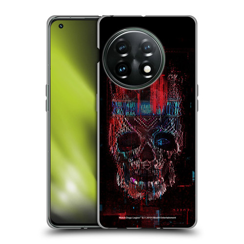 Watch Dogs Legion Key Art Skull Glitch Soft Gel Case for OnePlus 11 5G