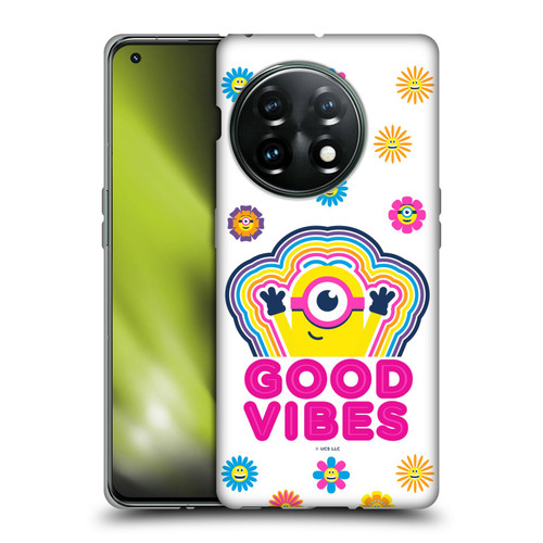 Minions Rise of Gru(2021) Day Tripper Good Vibes Soft Gel Case for OnePlus 11 5G