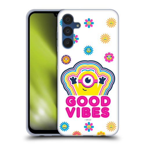 Minions Rise of Gru(2021) Day Tripper Good Vibes Soft Gel Case for Samsung Galaxy A15
