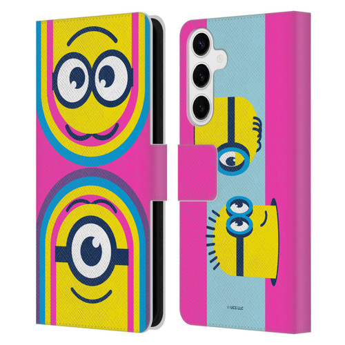 Minions Rise of Gru(2021) Day Tripper Face Leather Book Wallet Case Cover For Samsung Galaxy S24+ 5G