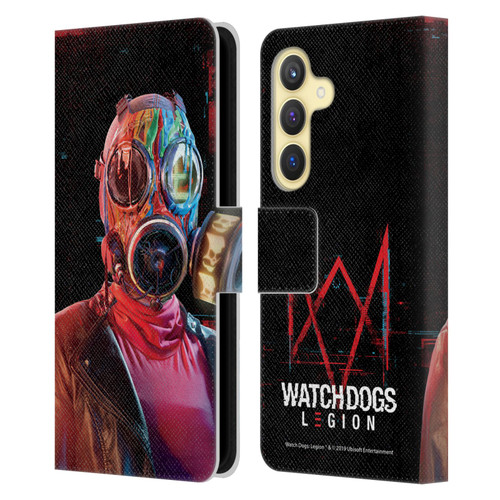Watch Dogs Legion Key Art Lancaster Leather Book Wallet Case Cover For Samsung Galaxy S24 5G