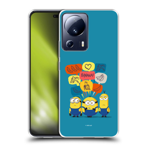 Minions Rise of Gru(2021) Graphics Speech Bubbles Soft Gel Case for Xiaomi 13 Lite 5G