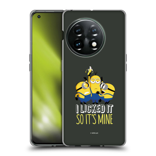 Minions Rise of Gru(2021) Humor Banana Soft Gel Case for OnePlus 11 5G