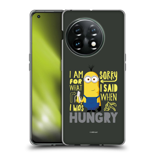 Minions Rise of Gru(2021) Humor Hungry Soft Gel Case for OnePlus 11 5G
