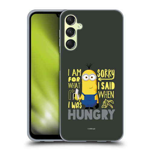 Minions Rise of Gru(2021) Humor Hungry Soft Gel Case for Samsung Galaxy A24 4G / M34 5G