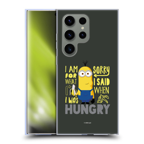 Minions Rise of Gru(2021) Humor Hungry Soft Gel Case for Samsung Galaxy S24 Ultra 5G