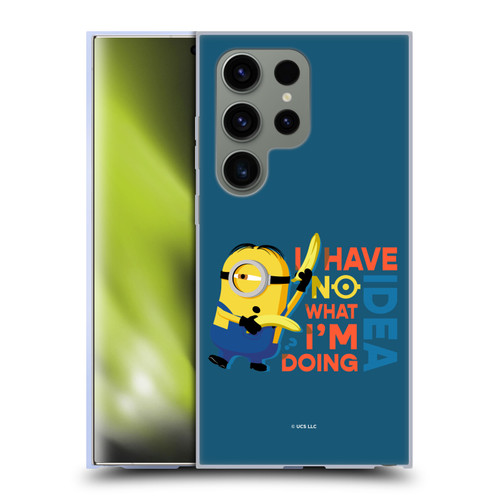 Minions Rise of Gru(2021) Humor No Idea Soft Gel Case for Samsung Galaxy S24 Ultra 5G