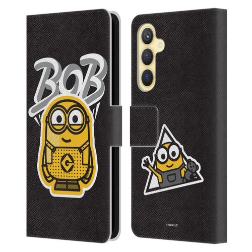 Minions Rise of Gru(2021) Iconic Mayhem Bob Leather Book Wallet Case Cover For Samsung Galaxy S23 FE 5G