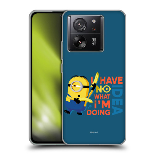 Minions Rise of Gru(2021) Humor No Idea Soft Gel Case for Xiaomi 13T 5G / 13T Pro 5G