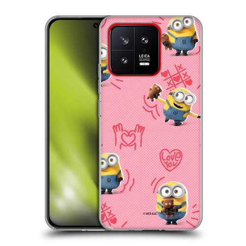 Minions Rise of Gru(2021) Valentines 2021 Bob Pattern Soft Gel Case for Xiaomi 13 5G
