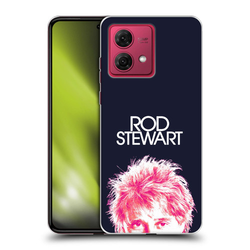 Rod Stewart Art Neon Soft Gel Case for Motorola Moto G84 5G