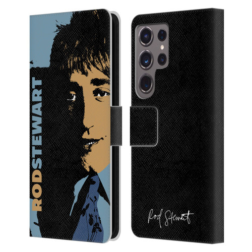 Rod Stewart Art Yesterday Retro Leather Book Wallet Case Cover For Samsung Galaxy S24 Ultra 5G