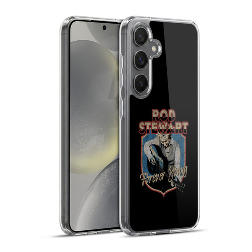Rod Stewart Art Forever Young Soft Gel Case for Samsung Galaxy S24+ 5G