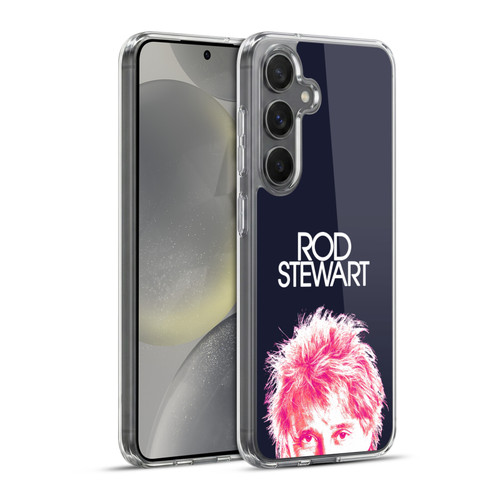 Rod Stewart Art Neon Soft Gel Case for Samsung Galaxy S24+ 5G