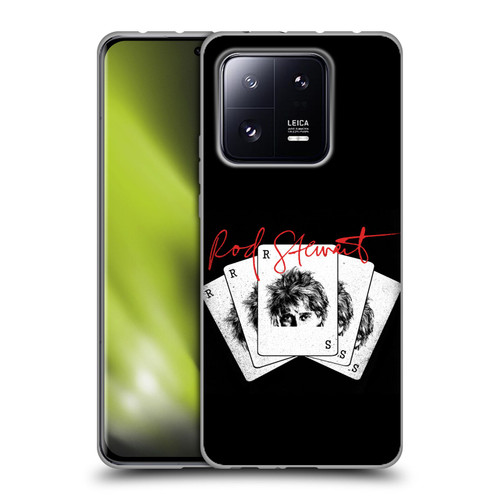 Rod Stewart Art Poker Hand Soft Gel Case for Xiaomi 13 Pro 5G