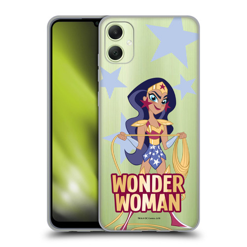 DC Super Hero Girls Characters Wonder Woman Soft Gel Case for Samsung Galaxy A05