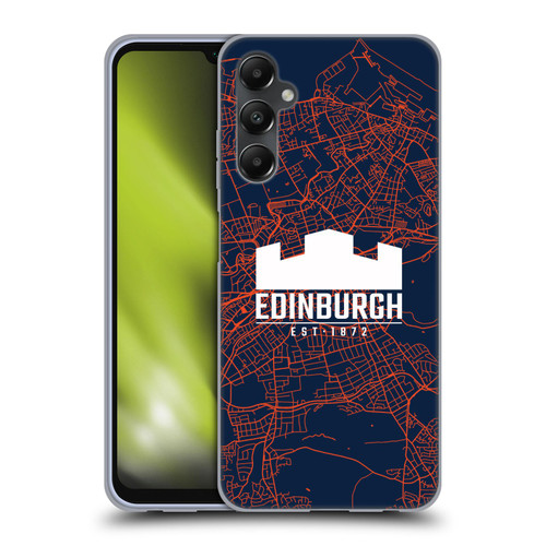 Edinburgh Rugby Graphics Map Soft Gel Case for Samsung Galaxy A05s