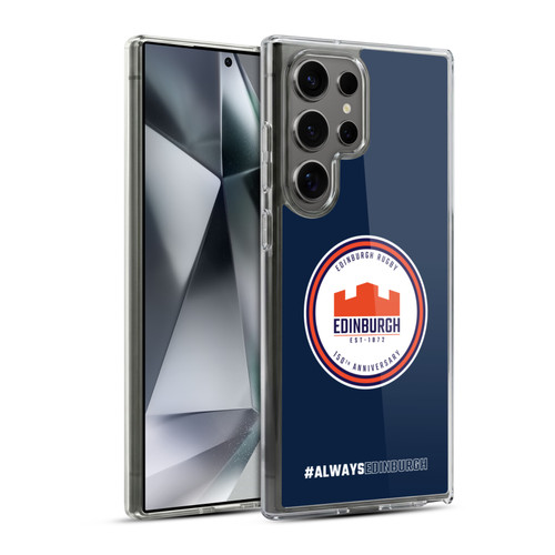 Edinburgh Rugby Graphics 150th Logo Soft Gel Case for Samsung Galaxy S24 Ultra 5G & MagSafe